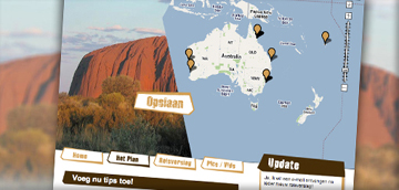 Robin goes Australia website
